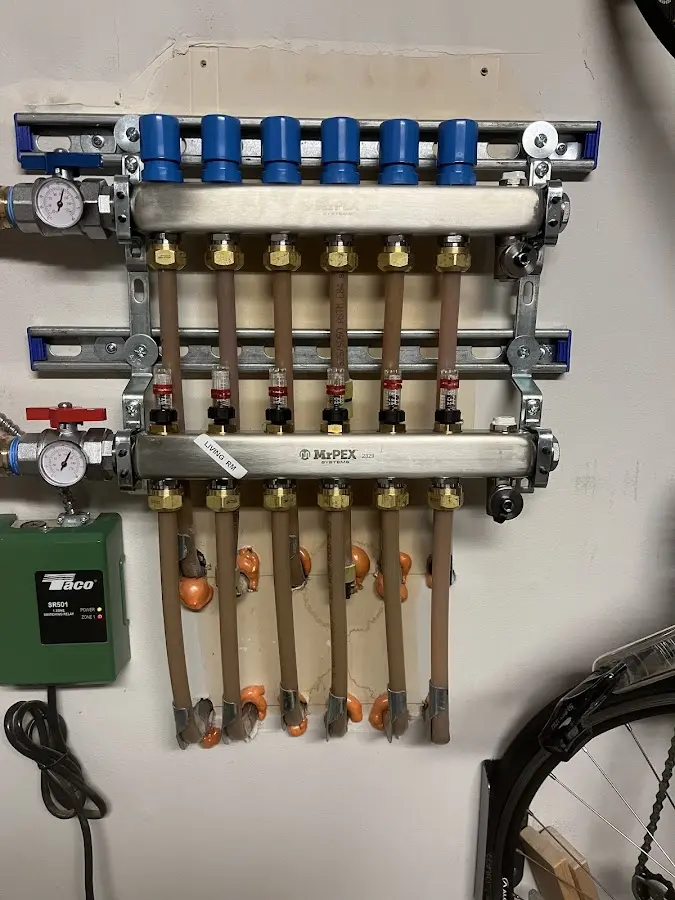 Plumber performing Gas Leak Detection at a residential property in Neptune Beach